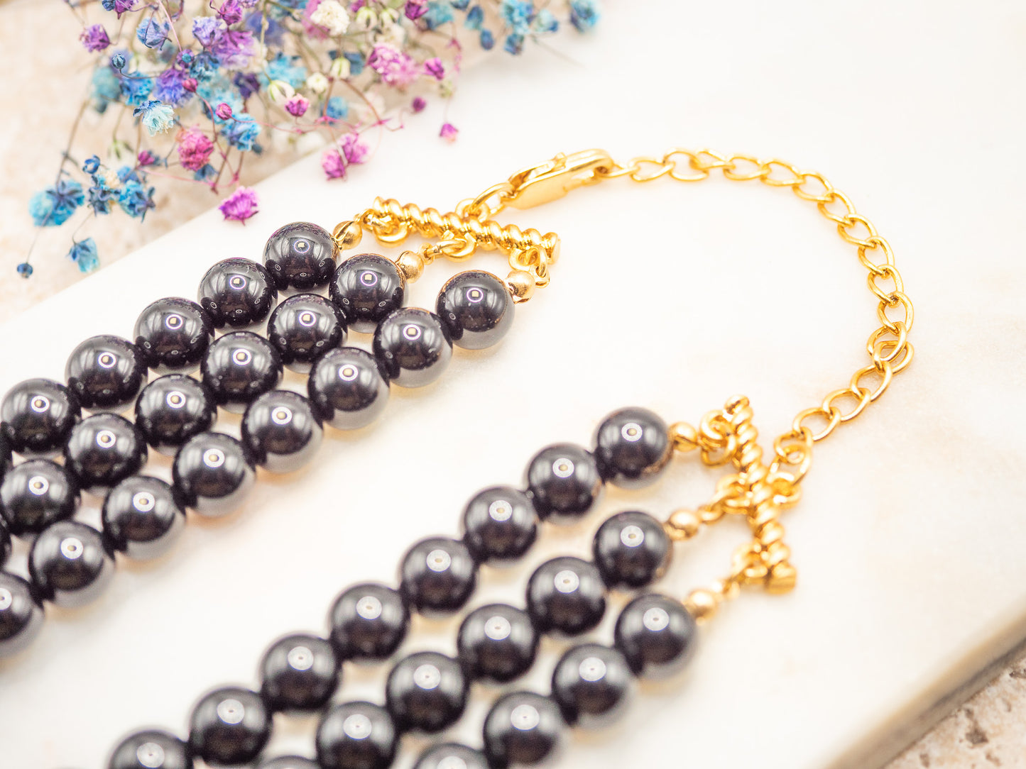 Collier Midnight Camellia