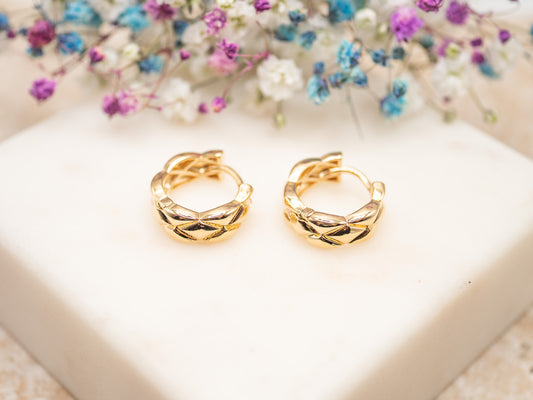 Boucles d'oreilles Balmoral Braid