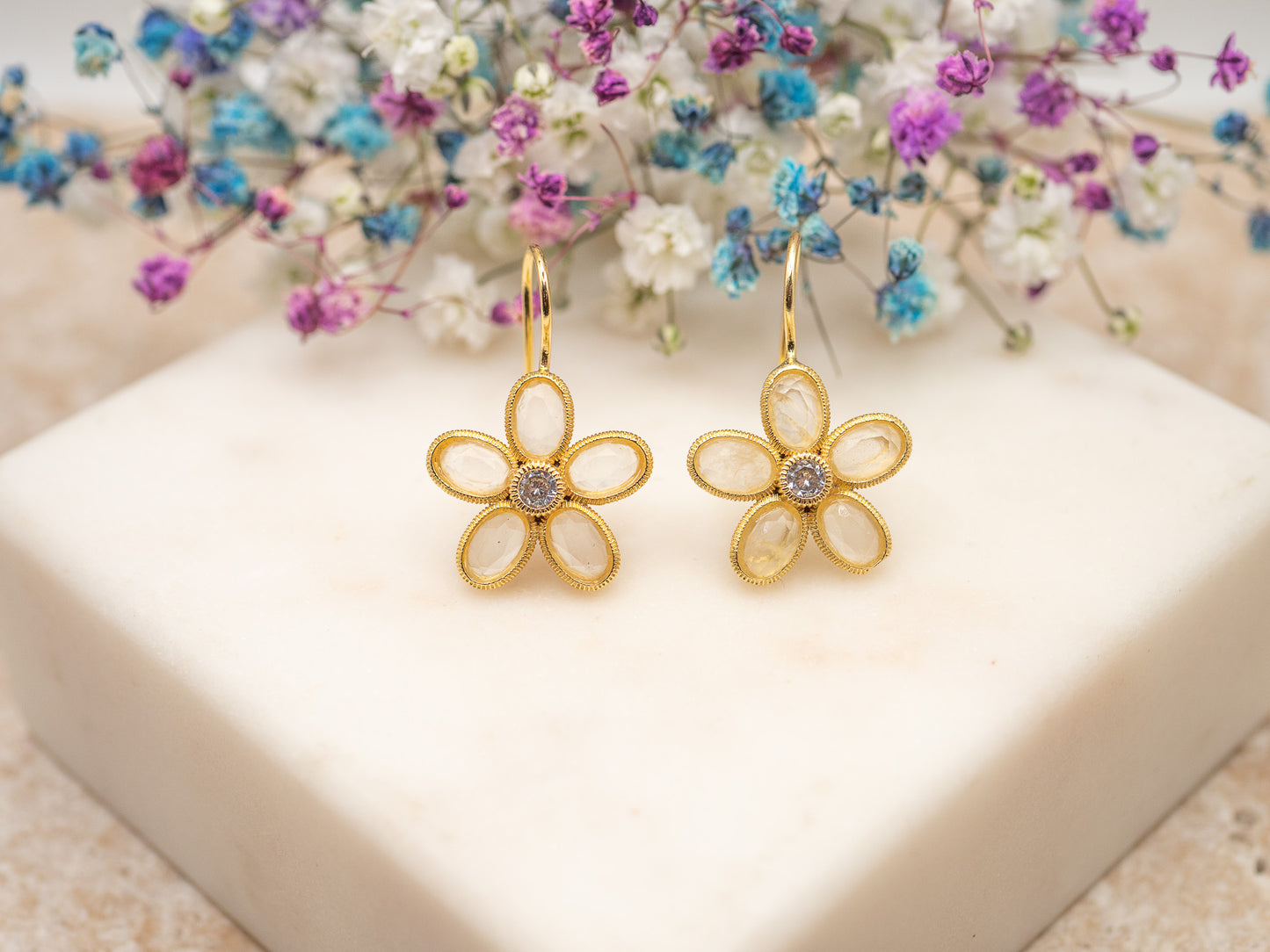 Boucles d'oreilles Snowdrop