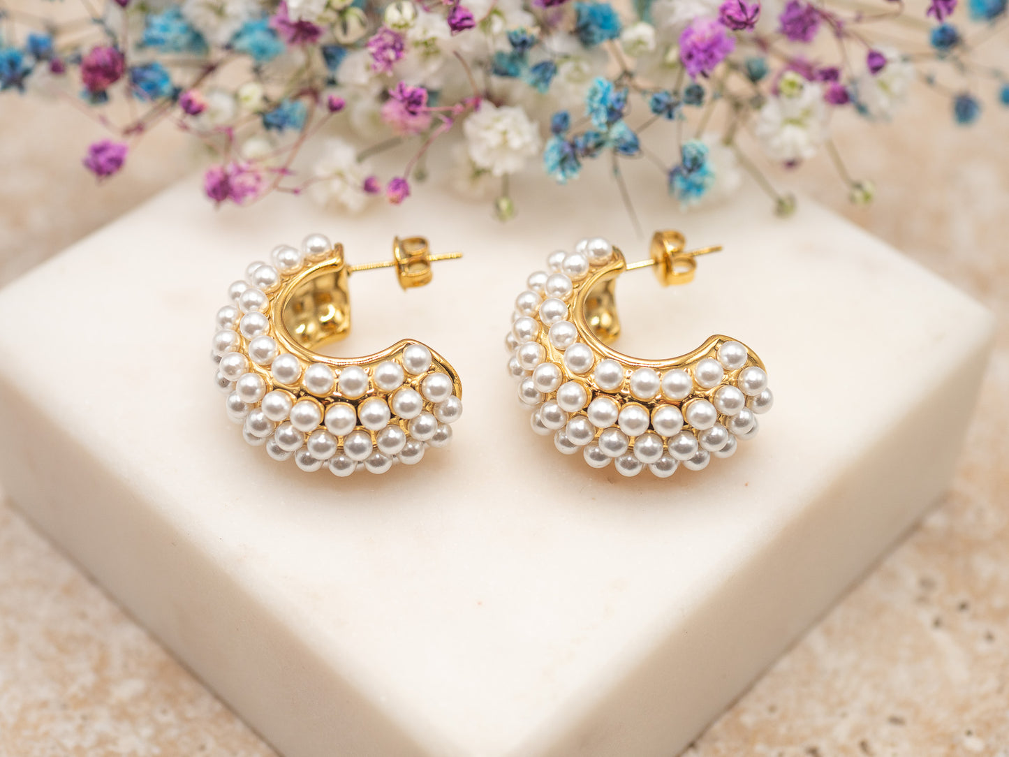 Boucles d'oreilles Snowball Royale