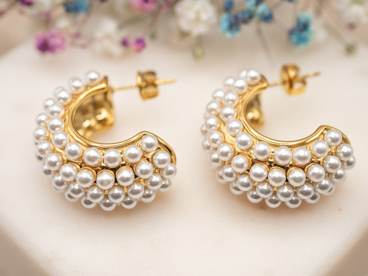 Boucles d'oreilles Snowball Royale