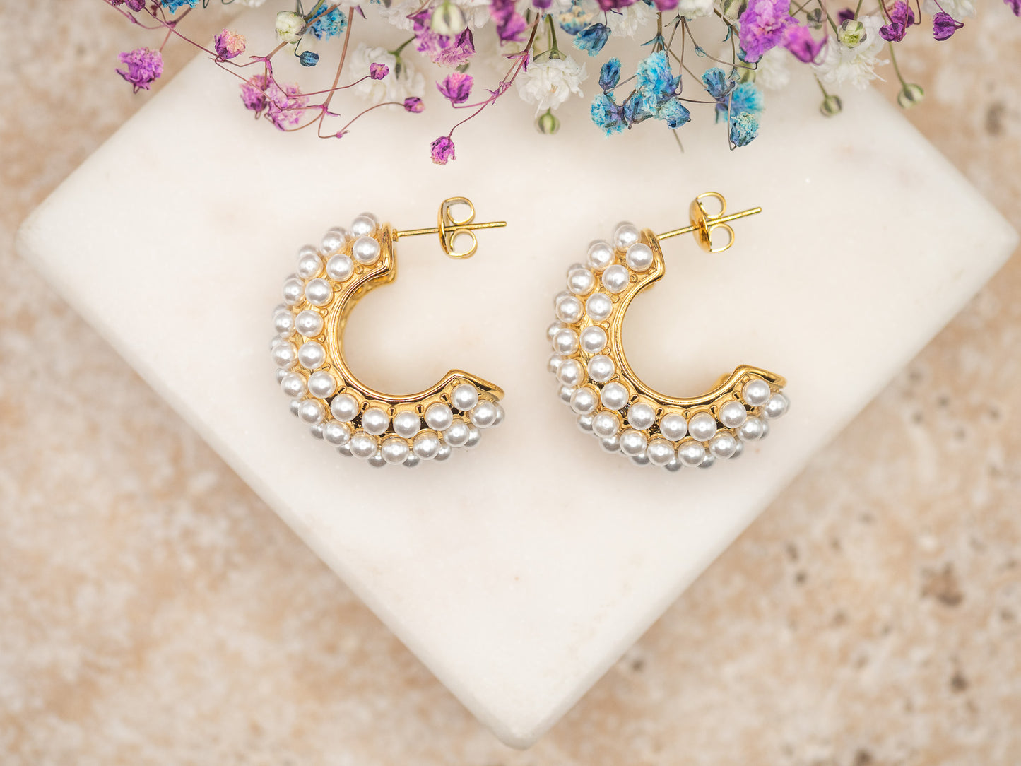 Boucles d'oreilles Snowball Royale