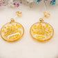 Boucles d'oreilles Golden Botanica