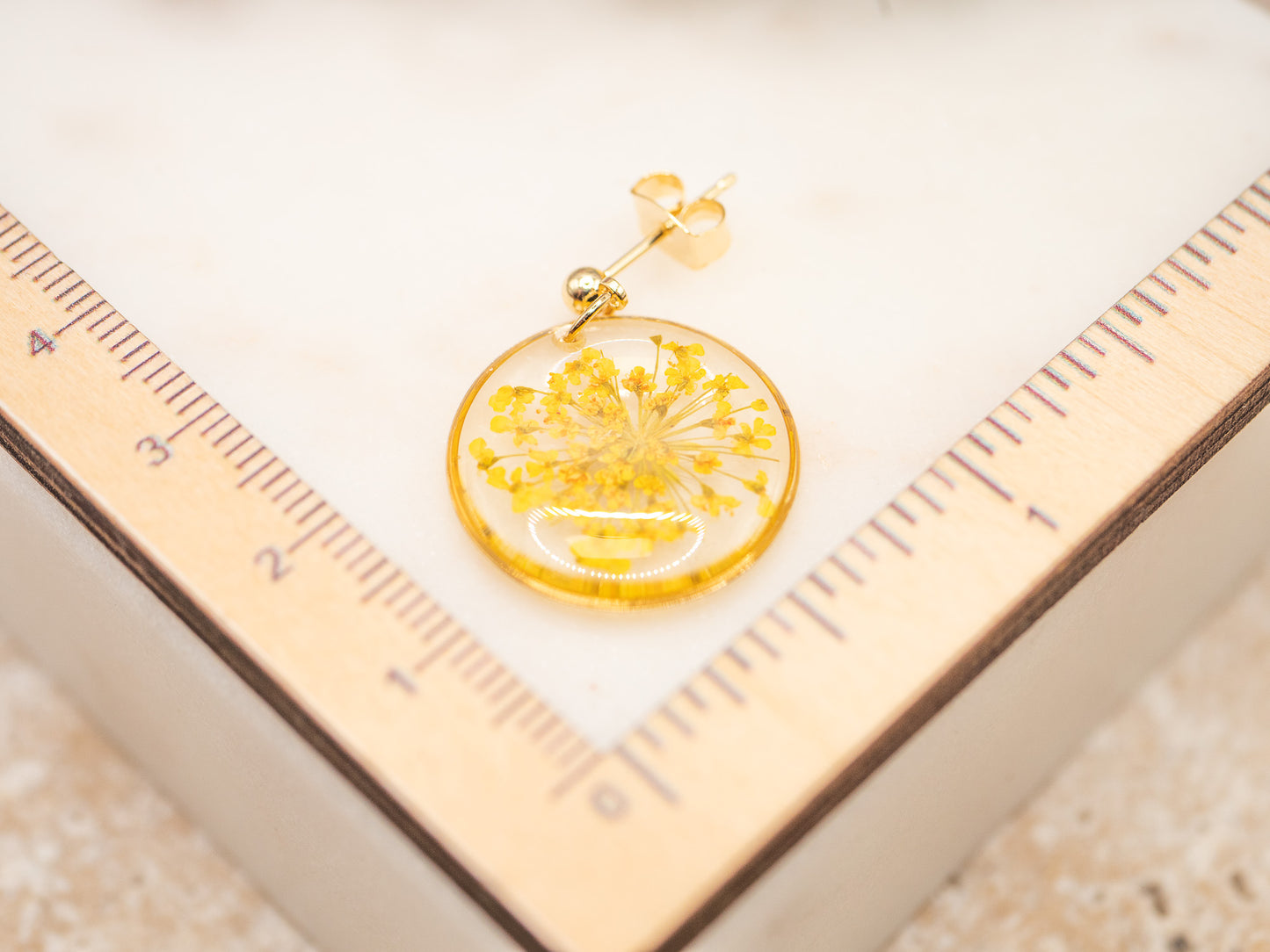 Boucles d'oreilles Golden Botanica