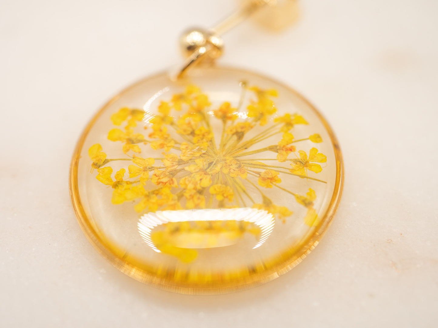 Boucles d'oreilles Golden Botanica