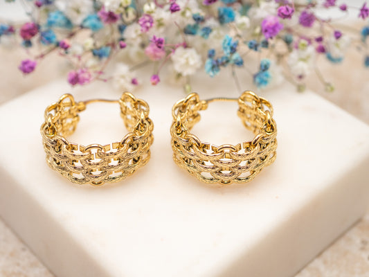 Boucles d'oreilles Lattice