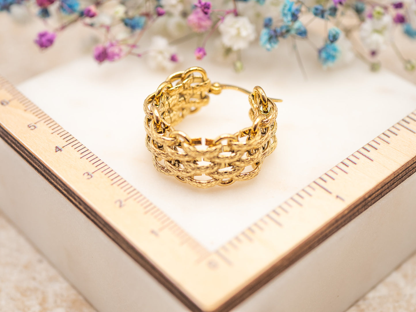 Boucles d'oreilles Lattice