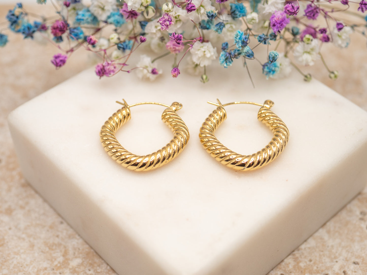 Boucles d'oreilles Cord