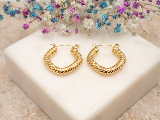 Boucles d'oreilles Cord