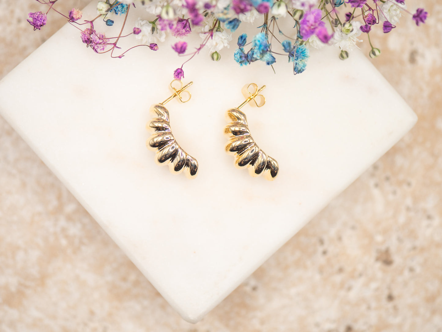 Boucles d'oreilles Shell