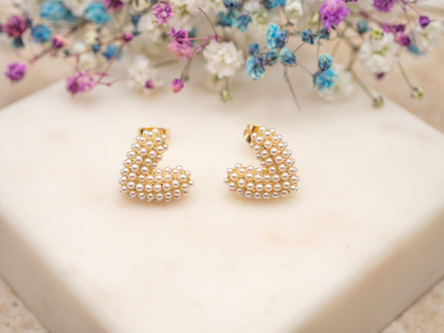 Boucles d'oreilles Pearl Popcorn