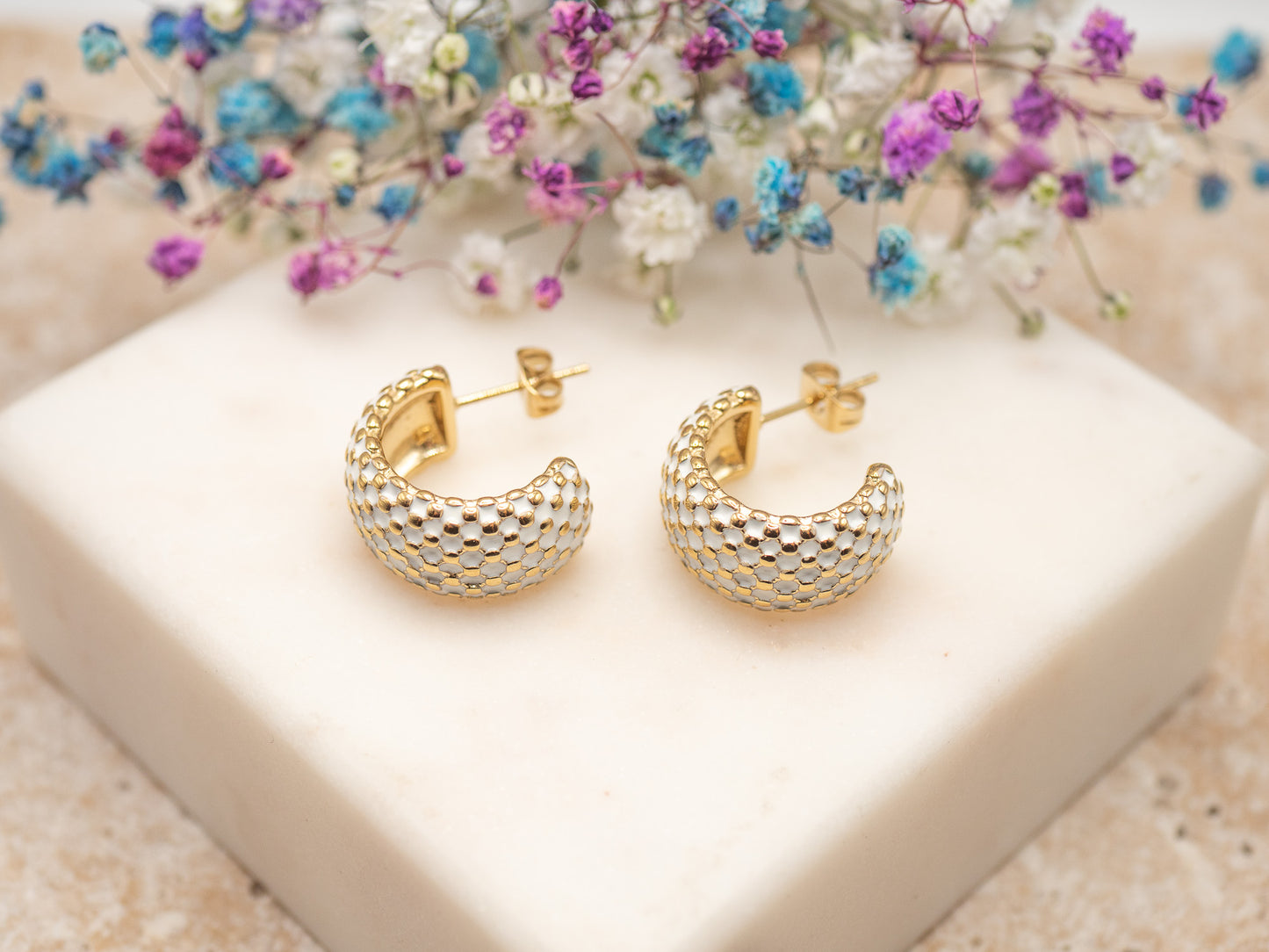 Boucles d'oreilles Vanilla Frost