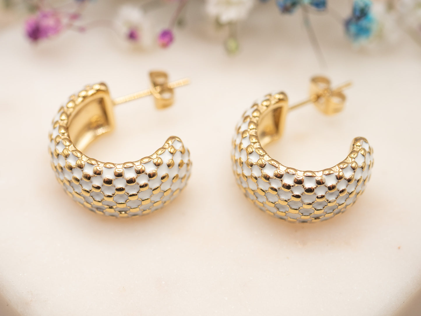 Boucles d'oreilles Vanilla Frost