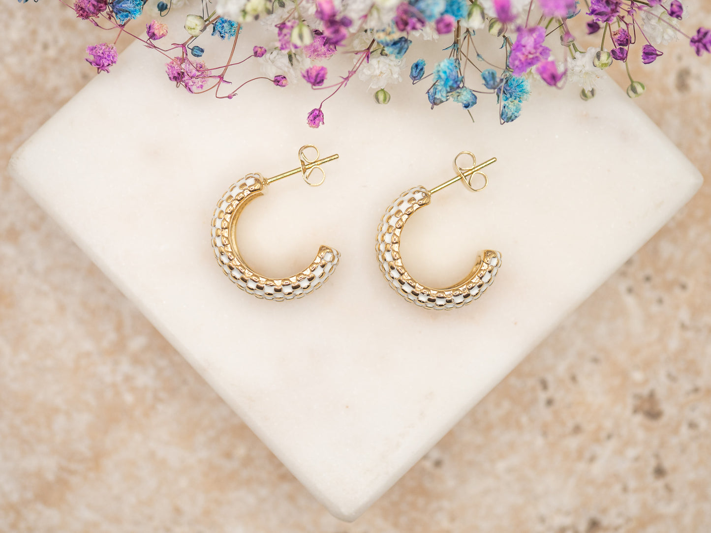 Boucles d'oreilles Vanilla Frost