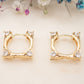 Boucles d'oreilles Crystal Square