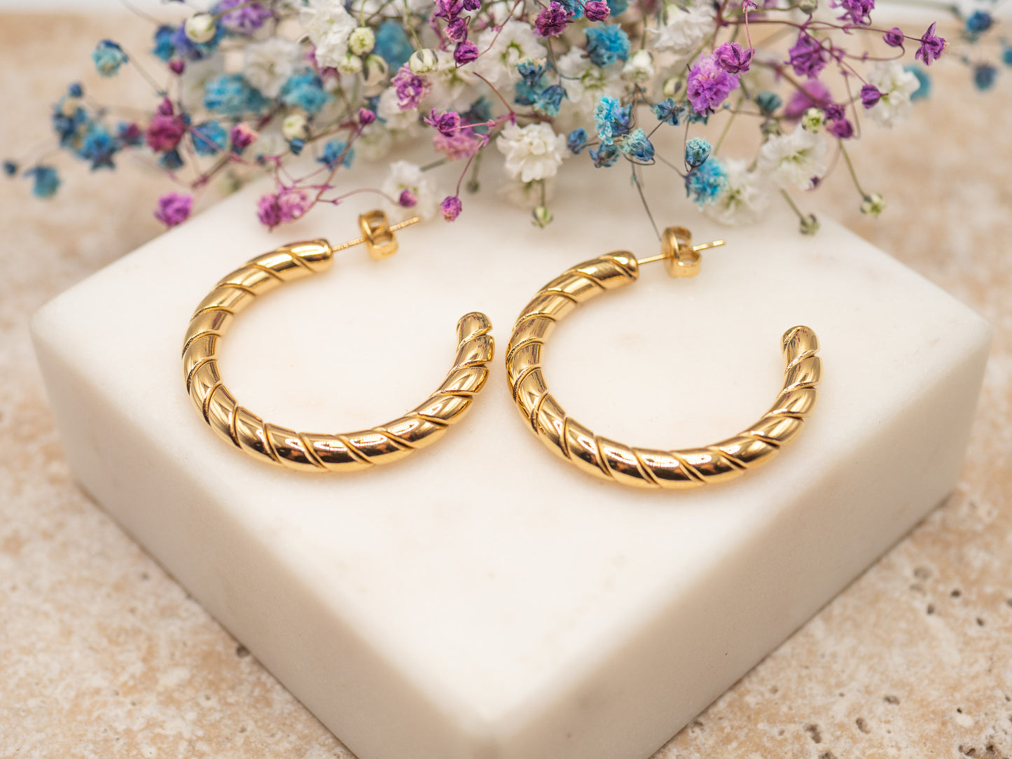 Boucles d'oreilles Twist & Shine