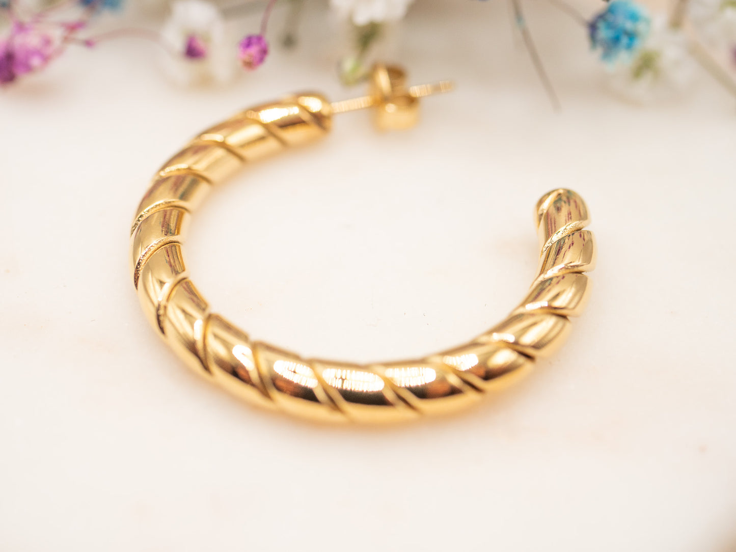 Boucles d'oreilles Twist & Shine