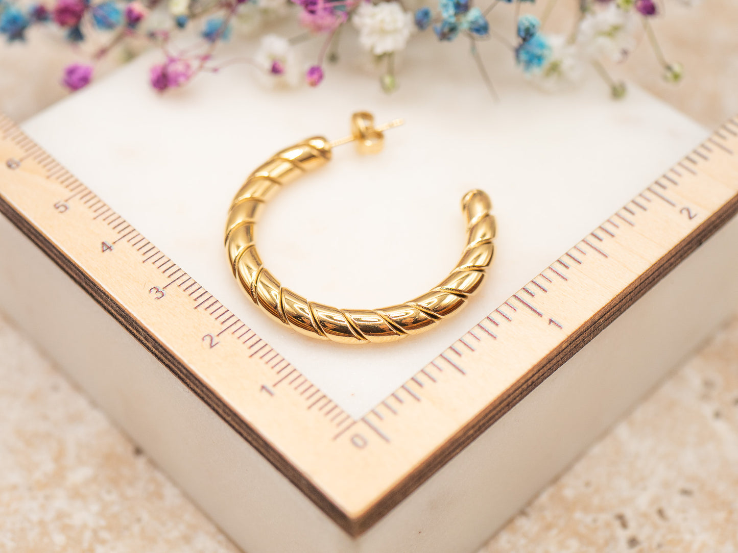 Boucles d'oreilles Twist & Shine