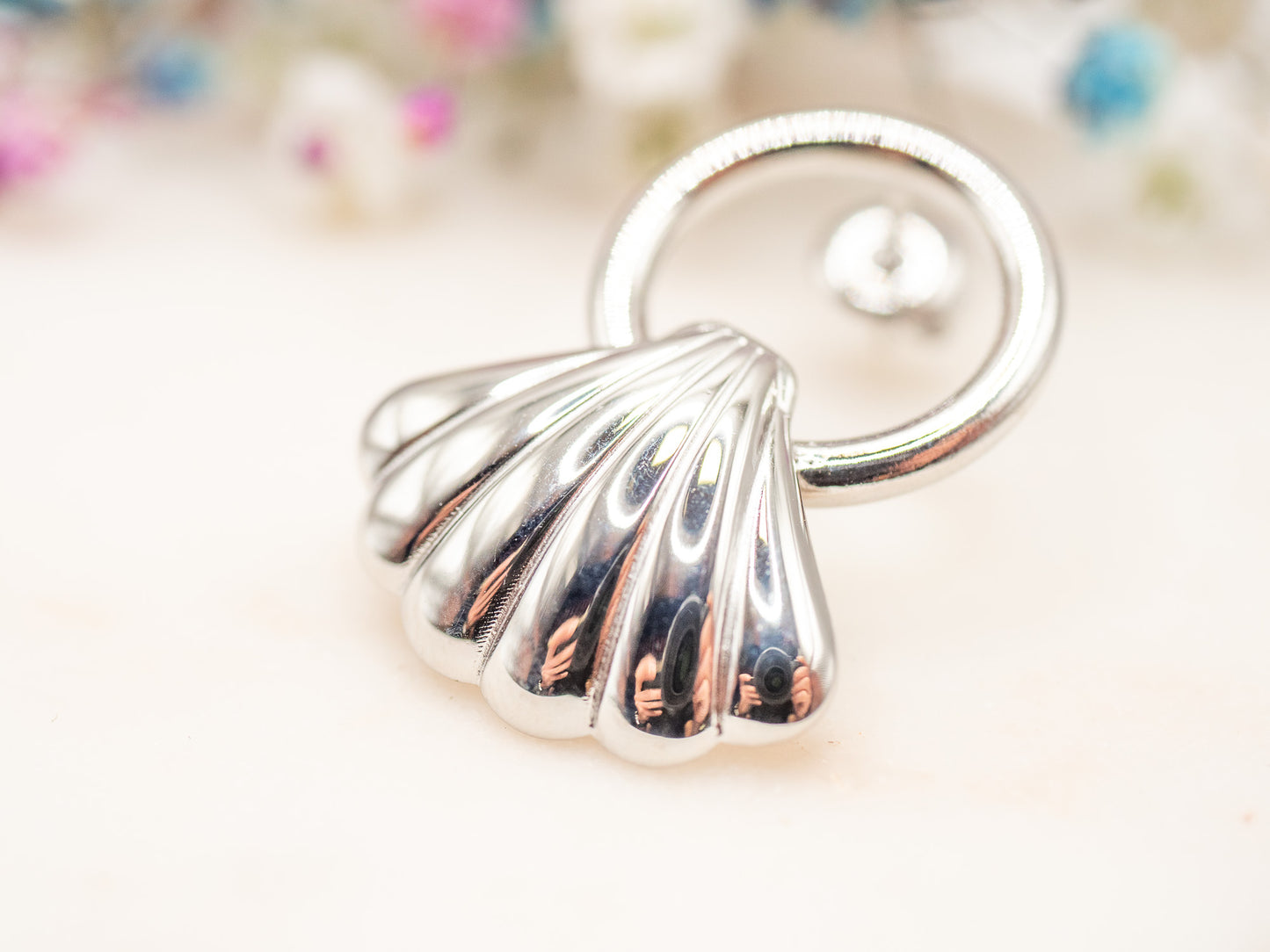 Boucles d'oreilles Seashell Swing