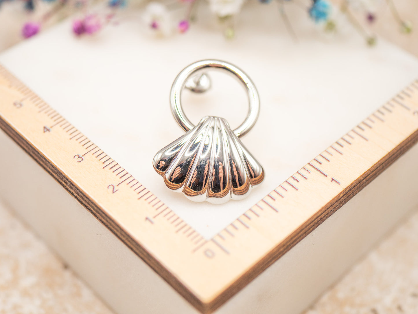 Boucles d'oreilles Seashell Swing