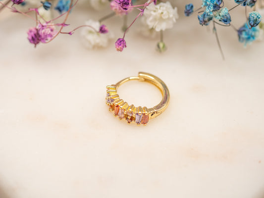 Boucle d'oreille unique Candy Slice