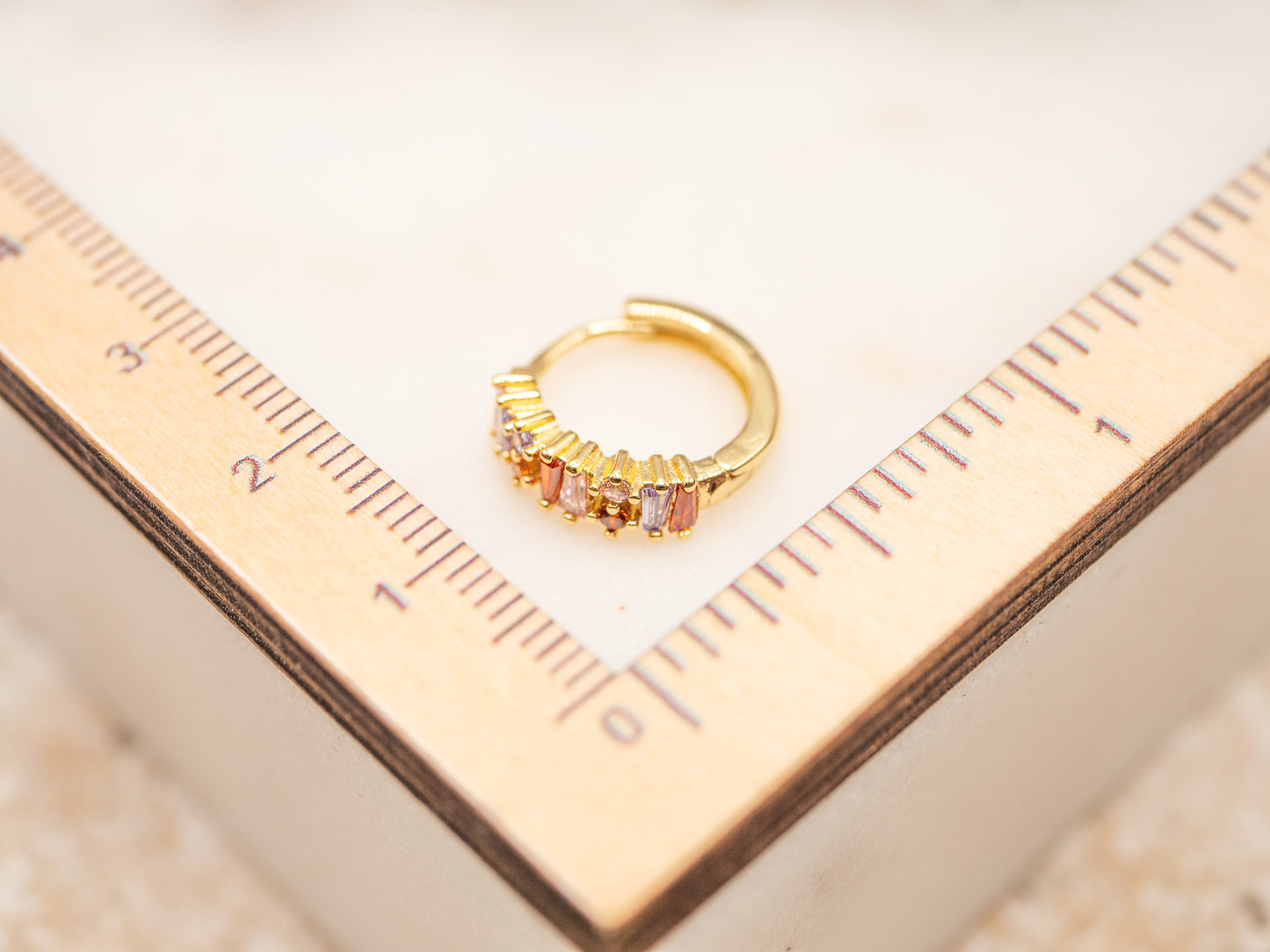 Boucle d'oreille unique Candy Slice