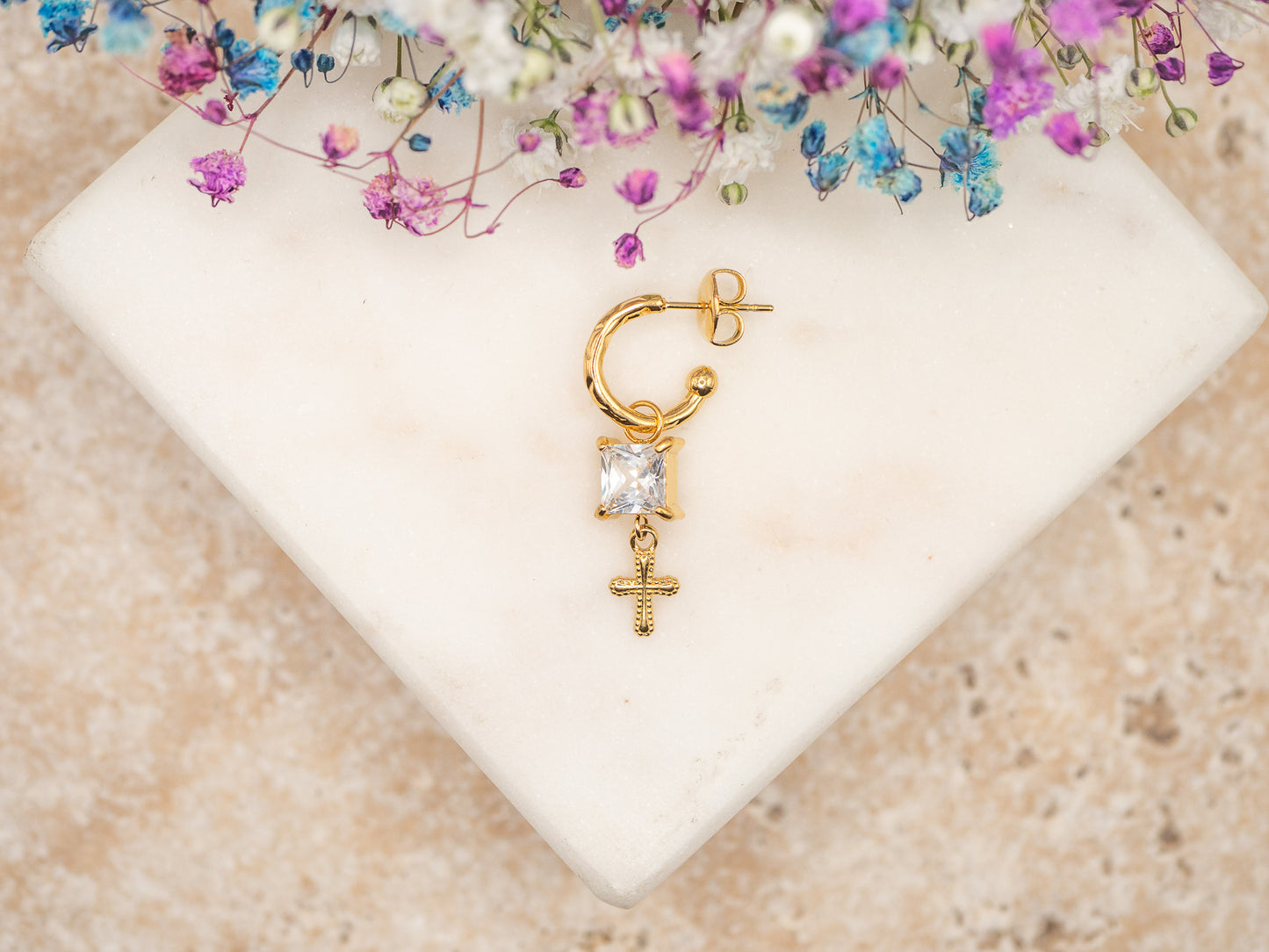 Boucle d'oreille unique Holy Glint