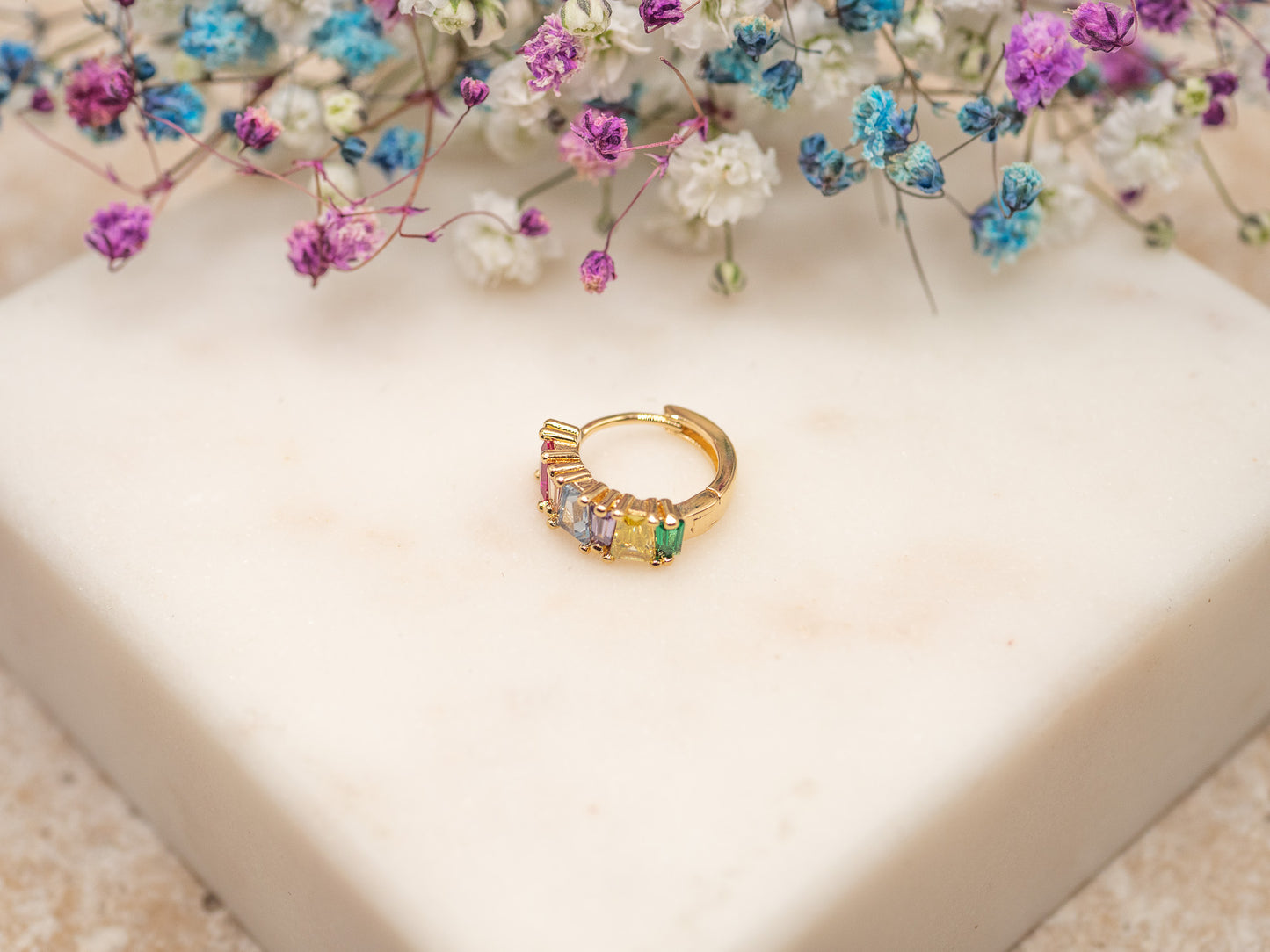 Boucle d'oreille unique Prism Pop