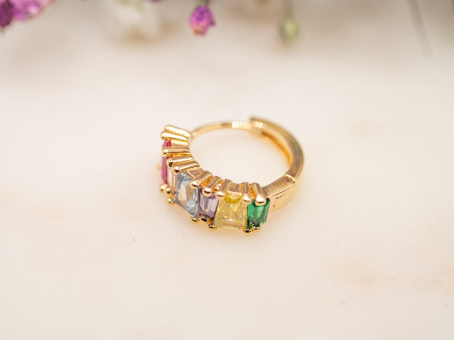 Boucle d'oreille unique Prism Pop