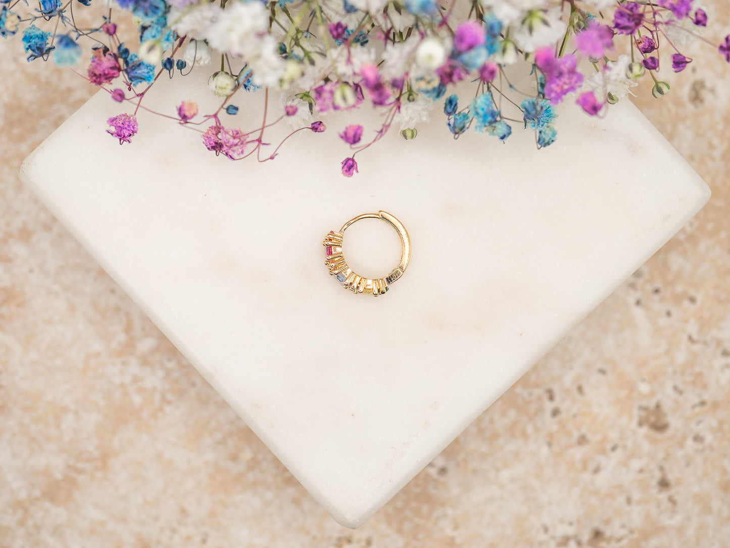 Boucle d'oreille unique Prism Pop