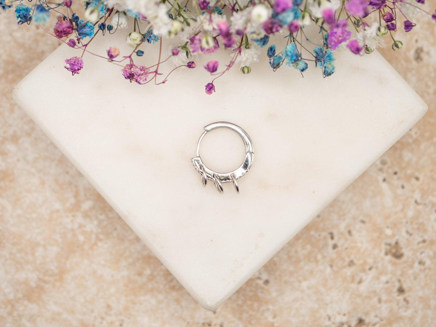 Boucle d'oreille unique Silver Riot