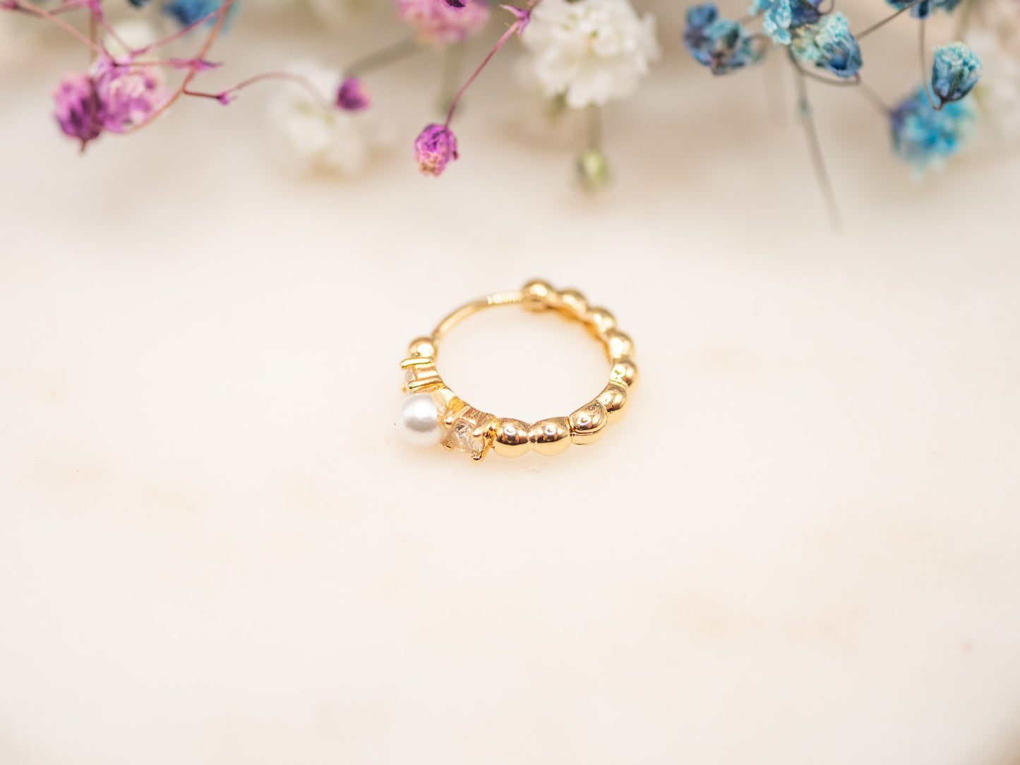 Boucle d'oreille unique Pearlberry