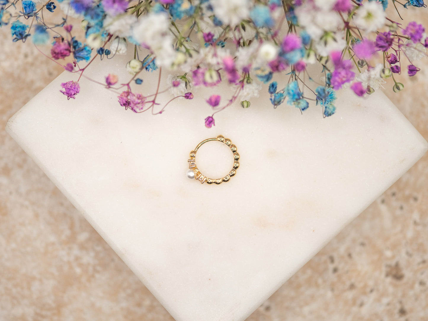 Boucle d'oreille unique Pearlberry