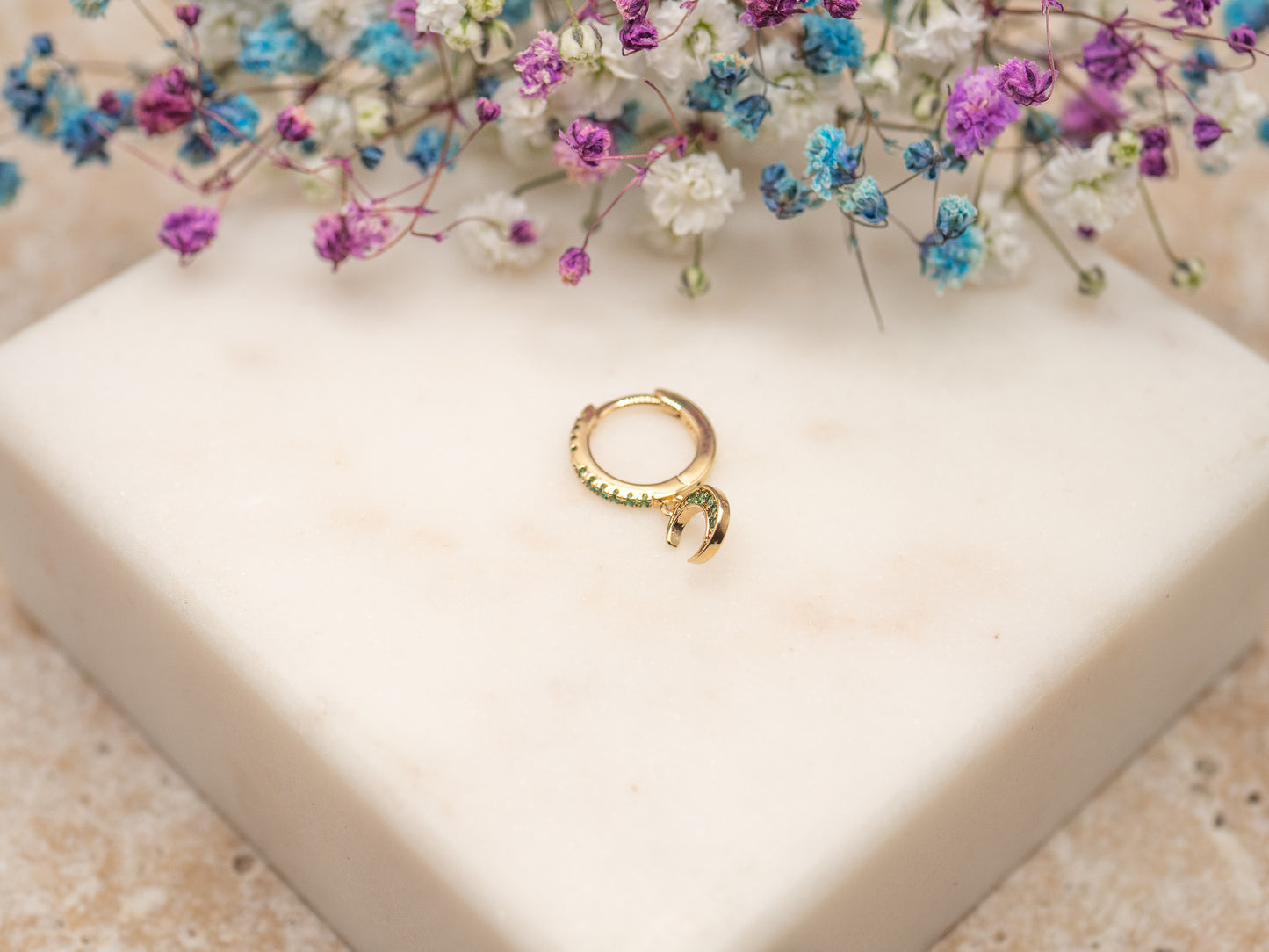 Boucle d'oreille unique Mistletoe