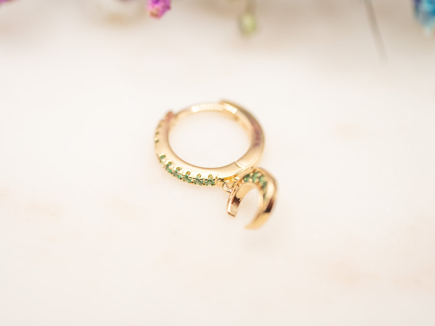 Boucle d'oreille unique Mistletoe