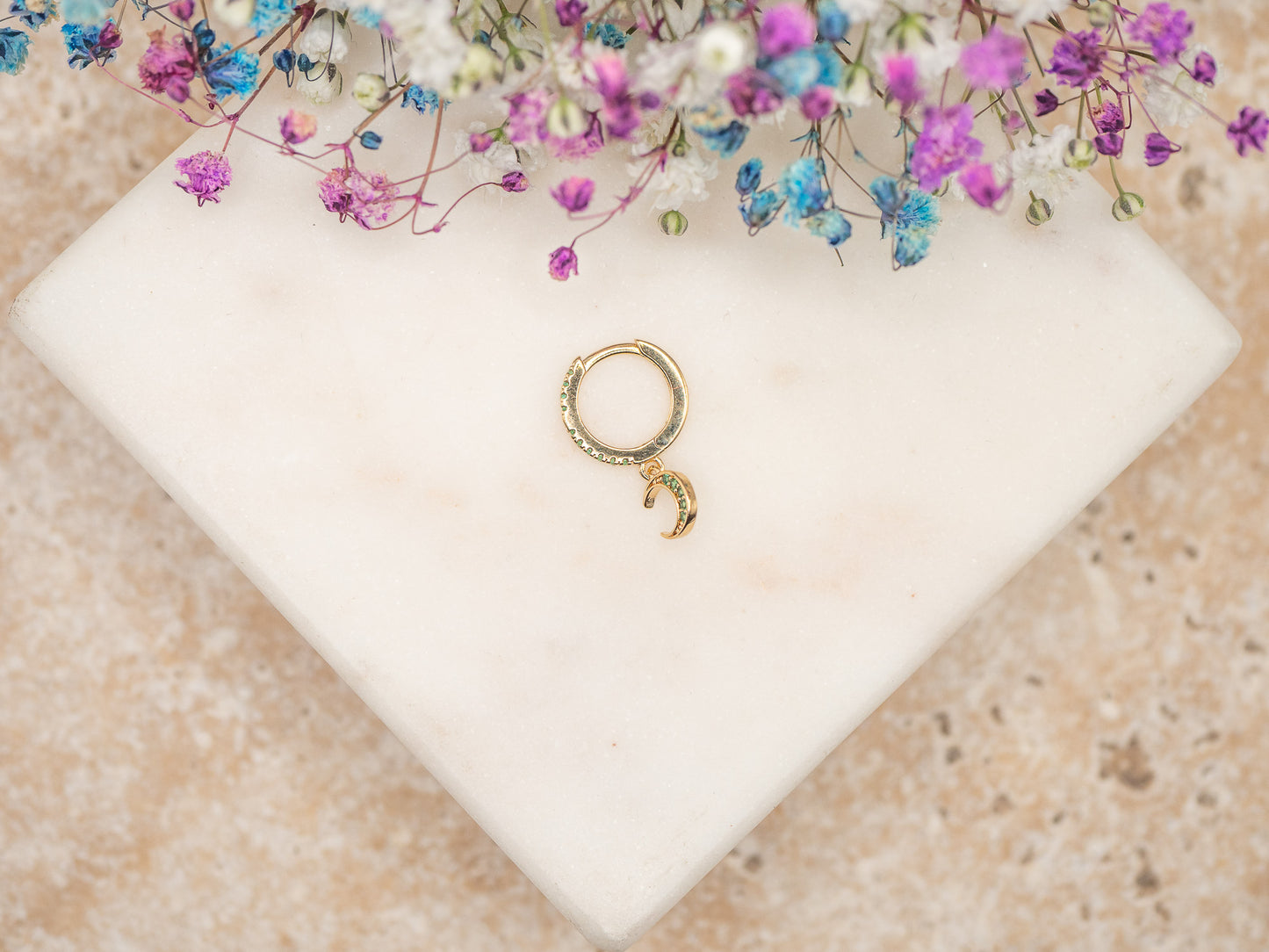 Boucle d'oreille unique Mistletoe