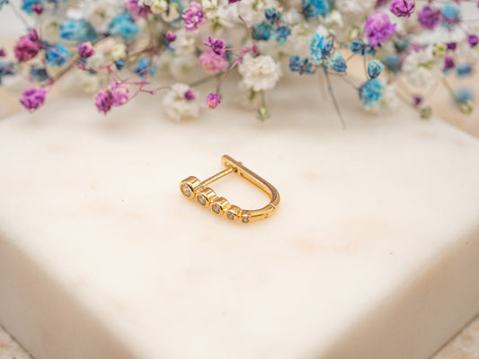 Boucle d'oreille unique Path