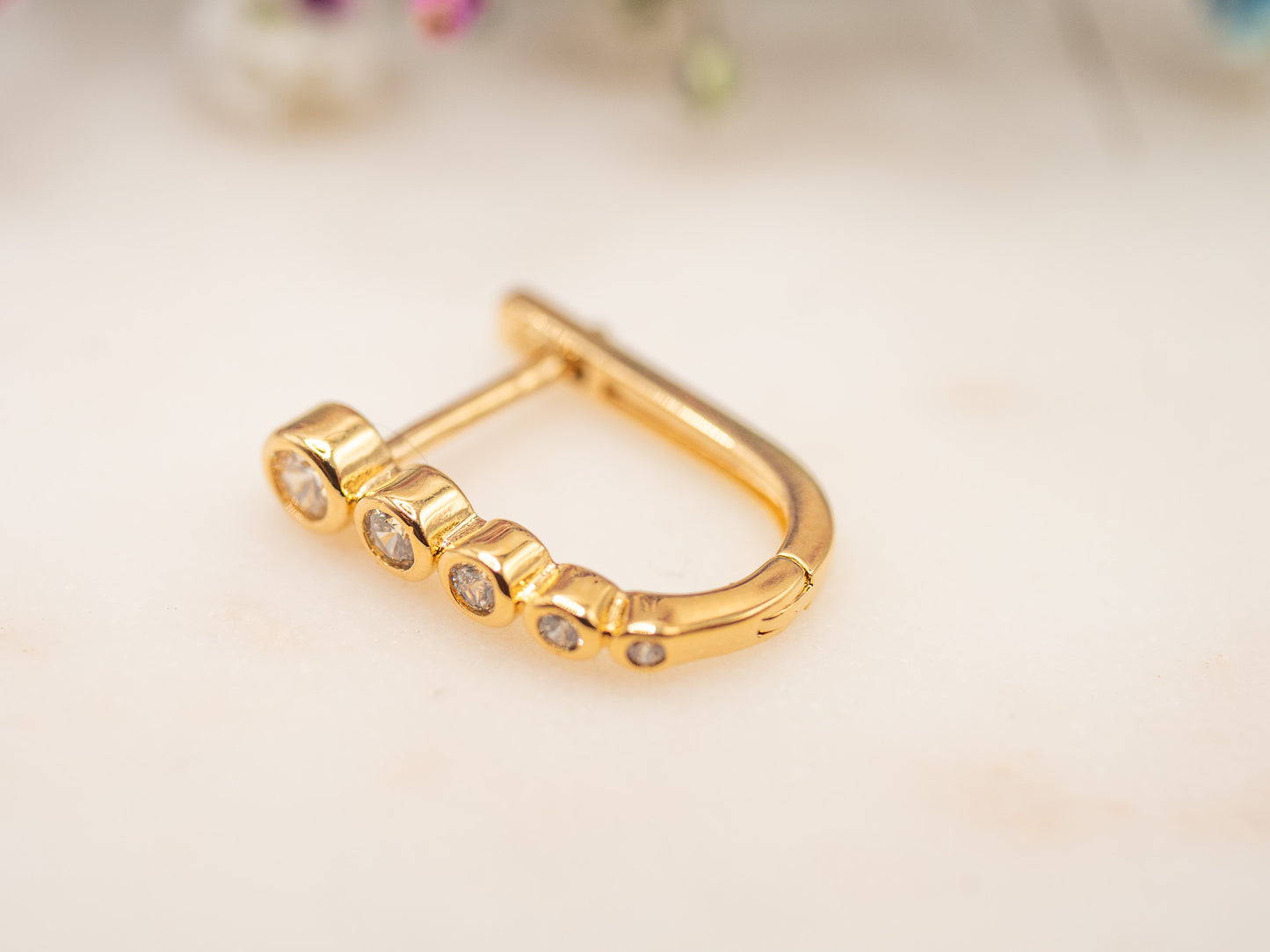 Boucle d'oreille unique Path