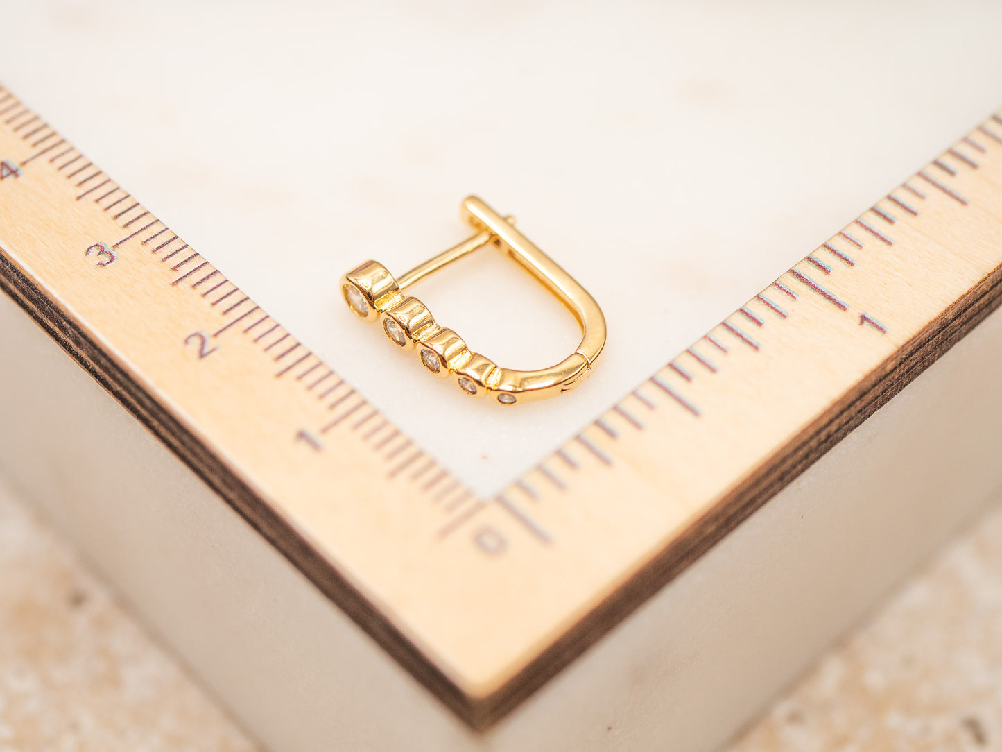 Boucle d'oreille unique Path