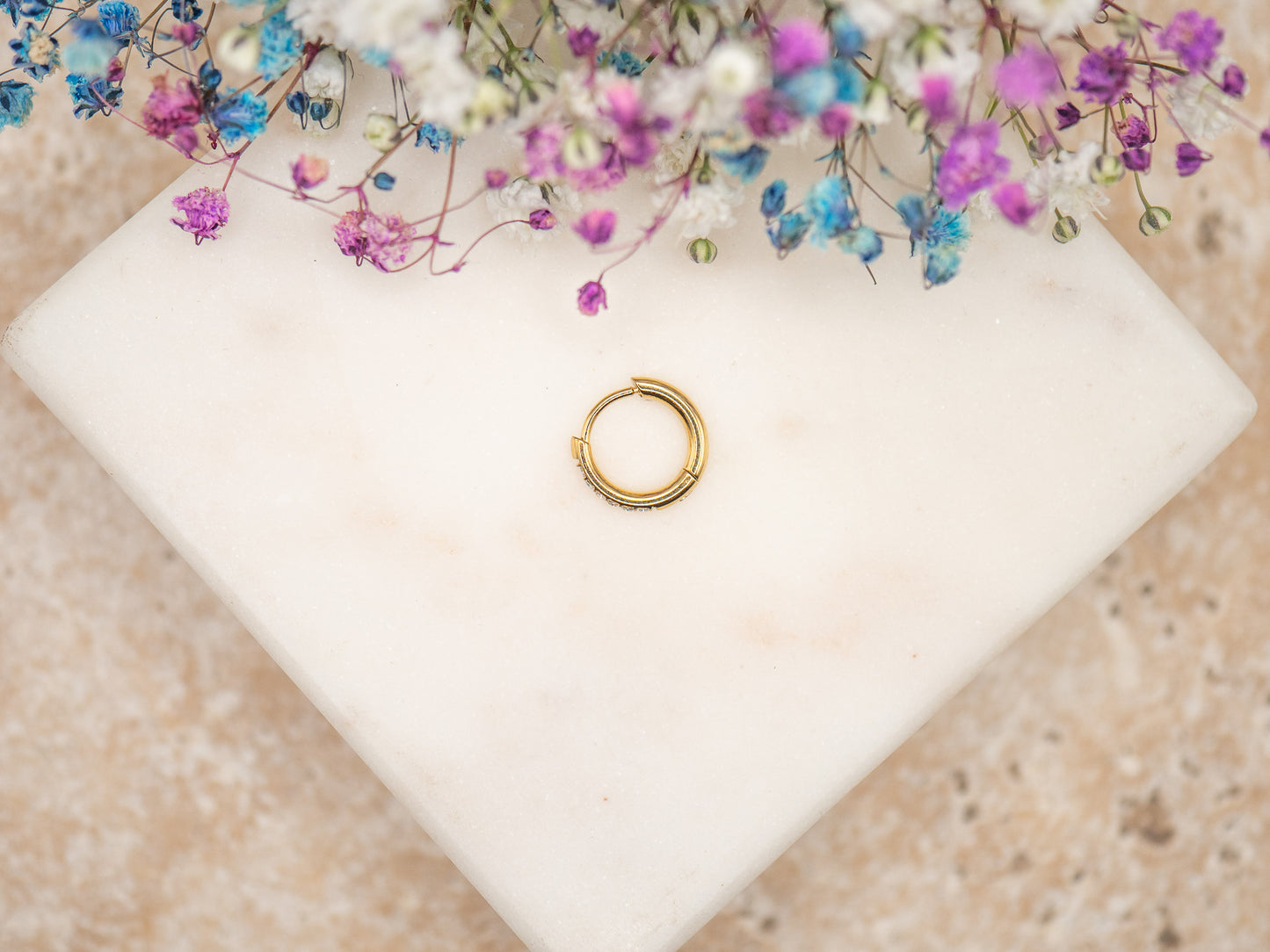 Boucle d'oreille unique Crumble