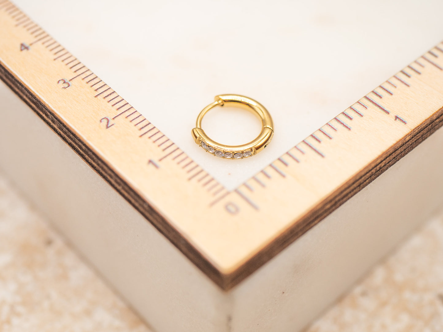 Boucle d'oreille unique Crumble