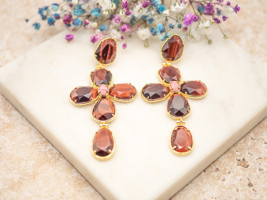 Boucle d'oreille unique Cathedral