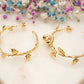Boucles d'oreilles Rose Vine