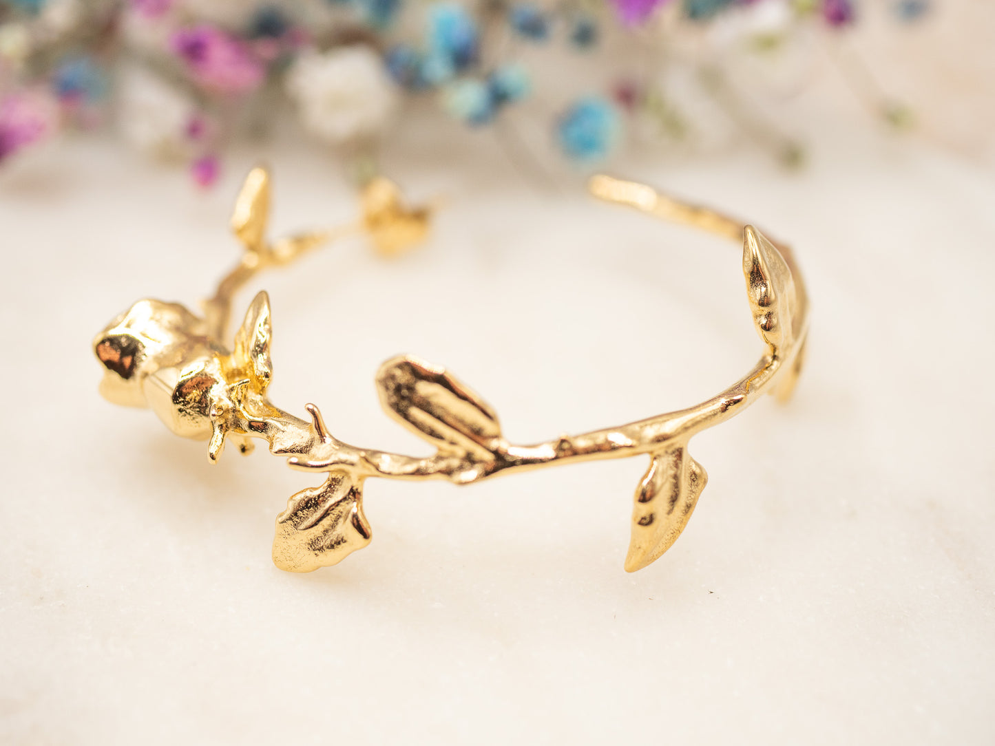 Boucles d'oreilles Rose Vine