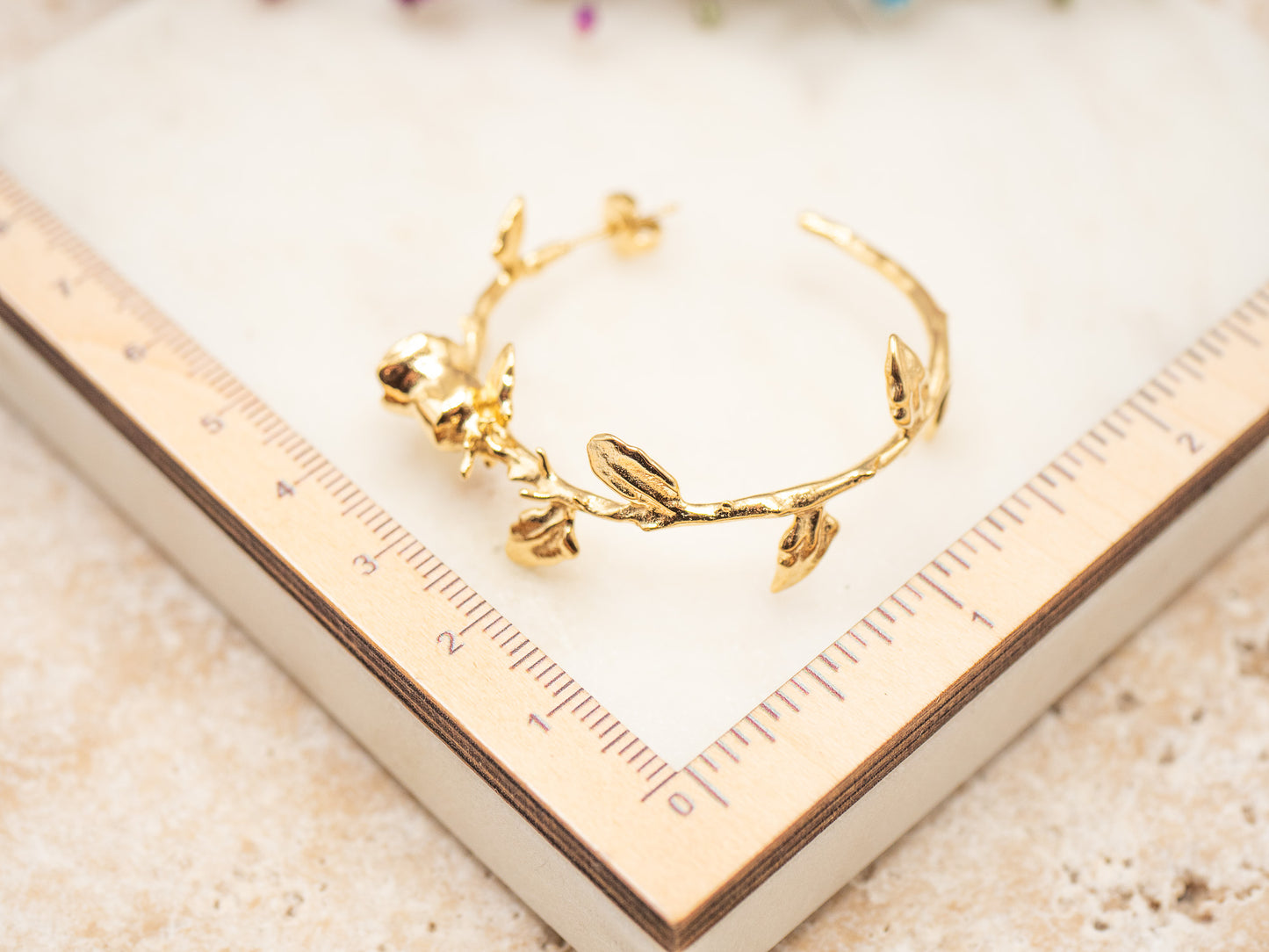 Boucles d'oreilles Rose Vine