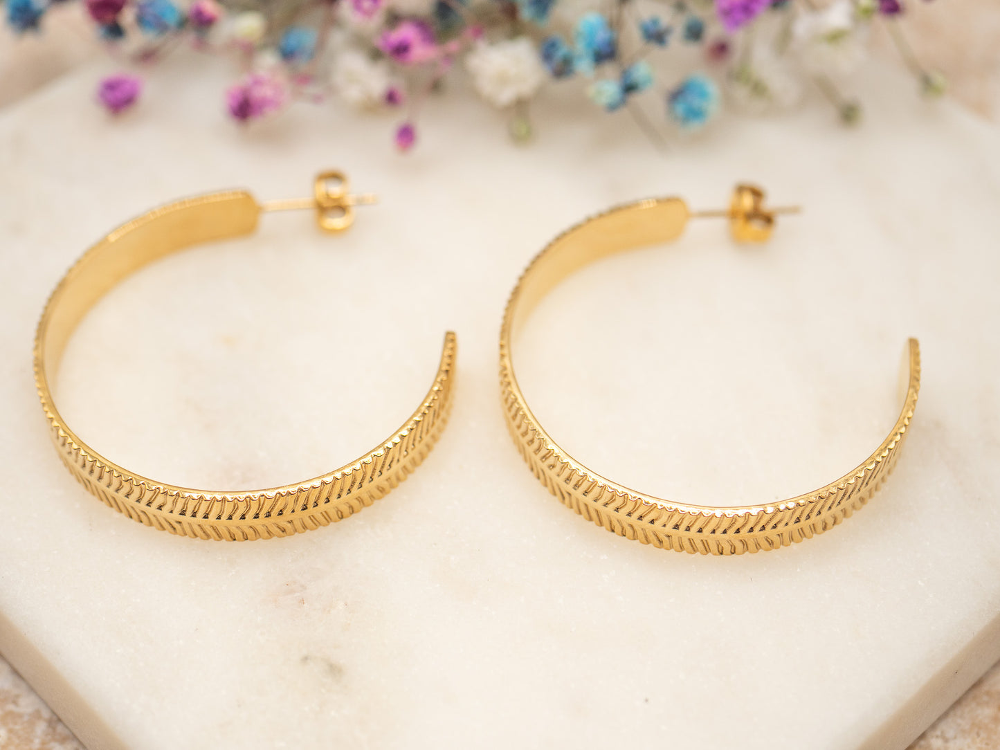 Boucles d'oreilles Fern