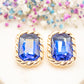 Boucles d'oreilles Royal Velvet (bleu - clips)