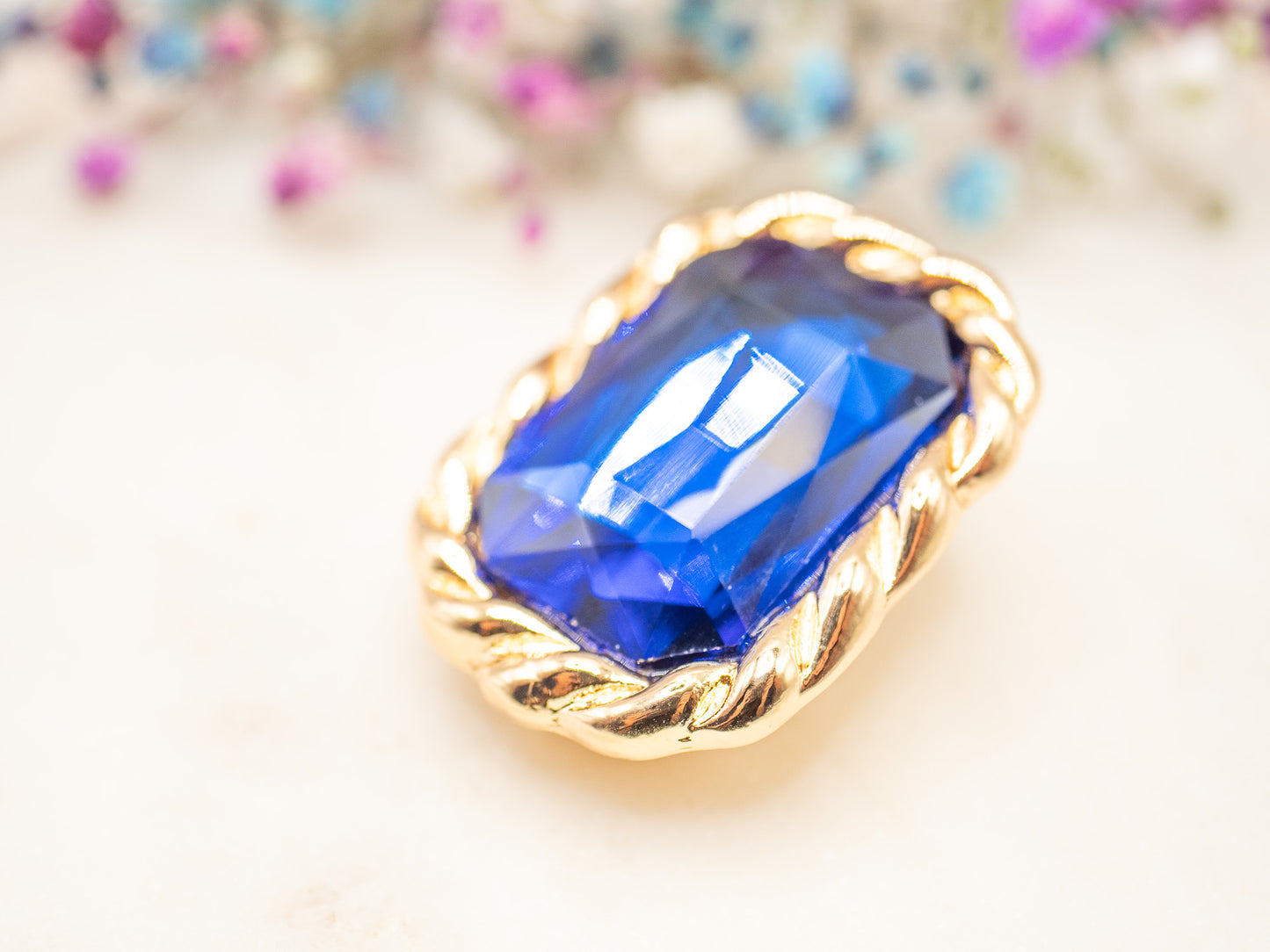 Boucles d'oreilles Royal Velvet (bleu - clips)