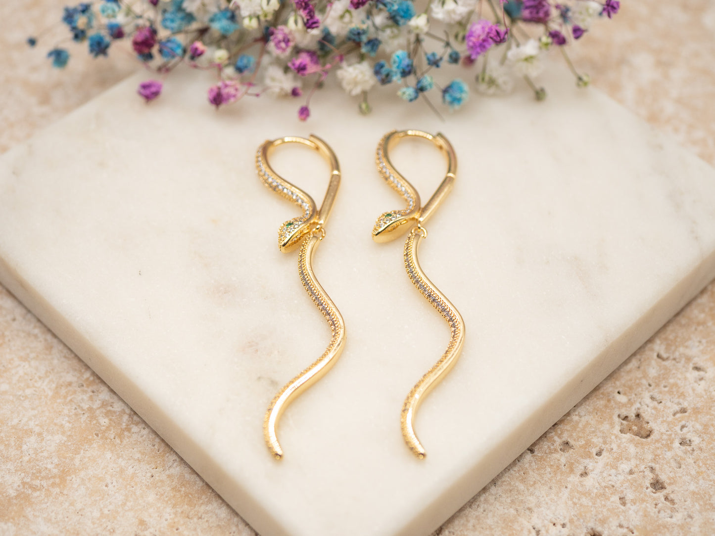 Boucles d'oreilles Snake