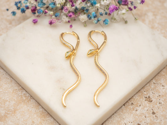 Boucles d'oreilles Snake
